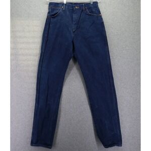 Vtg‎ Wrangler Jeans Womens 13x34 14MWZG High Rise Cowboy Cut Slim Denim Blue USA